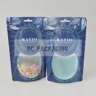 Heat seal printed plastic packing bags with zipper lock foil bags