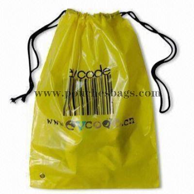 clear custom plastic pouch promotion draw string bag drawstring bag