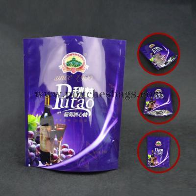 Food grade environmental friendly stand up zipper bag packaging bag for food