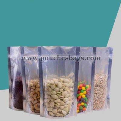 Hot sale popular rainbow film custom mylar packaging bag for cosmetic products