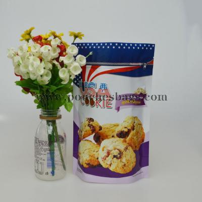 food packaging bag for snack cookies customized design stand up bag