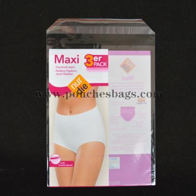 Good quality woman clothes self adhesive plastic bag