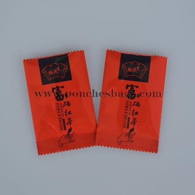 custom vacuum seal plastic aluminum foil tea bag side gusset tea bags