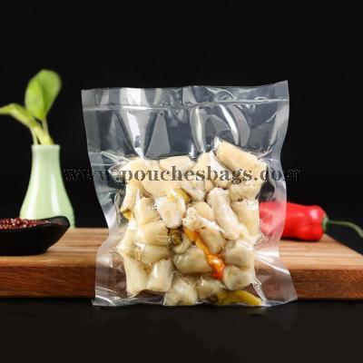 Biodegradable sealer sealed storage vacuum bag for food packaging