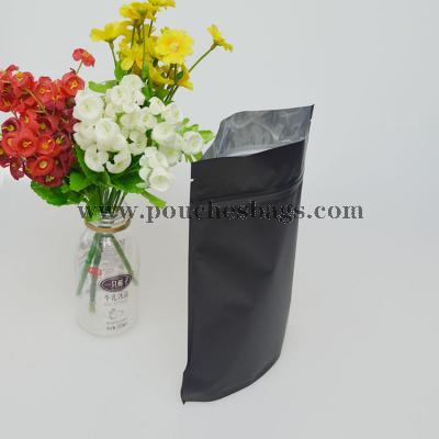 Matt finished Custom Food Grade tea Plastic Bag with foil materia tea stand up packing bag