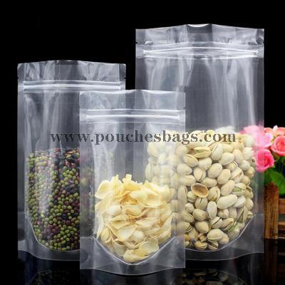 Clear Zipper Pouch Bag with Beans