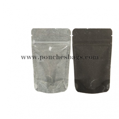 Black Rice Paper Stand Up Pouch