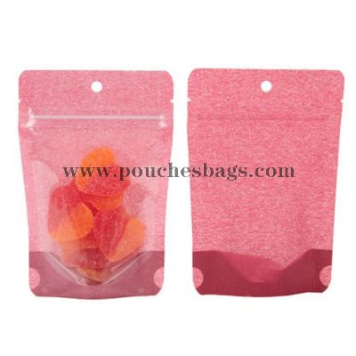 Harvest Cranberry Rice Paper Backed Stand Up Pouch w/Hang Hole