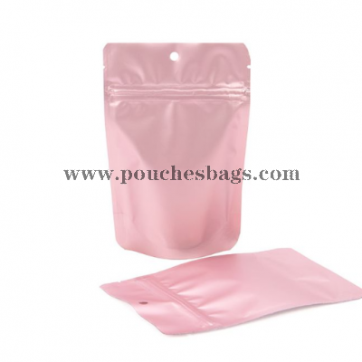  Small rose gold stand up pouch