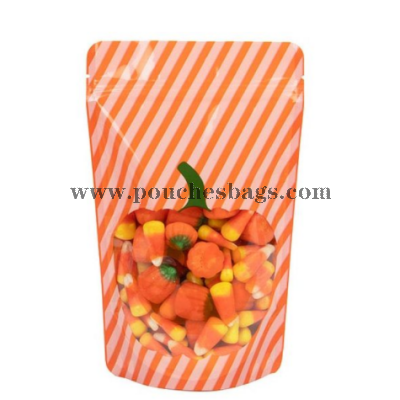 Pumpkin Stand Up Zipper Pouch 