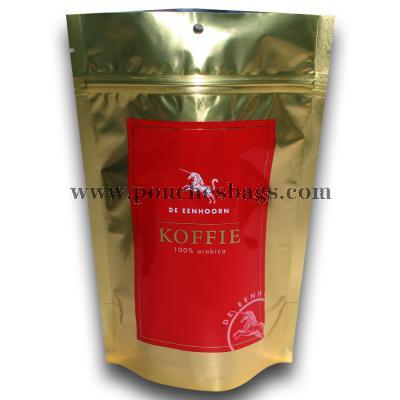 Aluminum stand up Coffee pouch bags with Valve