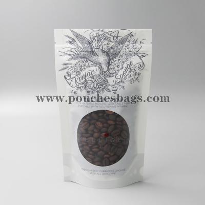 Stand up pouch with customized window