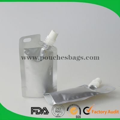 foil stand up pouch with spout