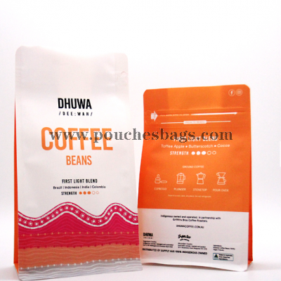 grinds coffee pouches  with zipper and valve custom factory manufacturer